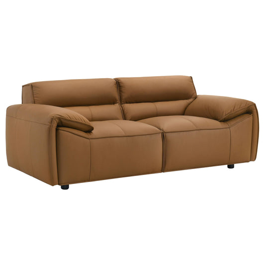Buxton Loveseat in Orange - Coaster Furniture