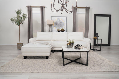 Caspian Sectional - White