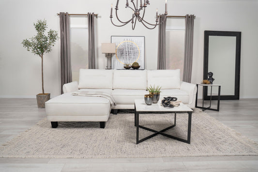 Caspian Sectional - White