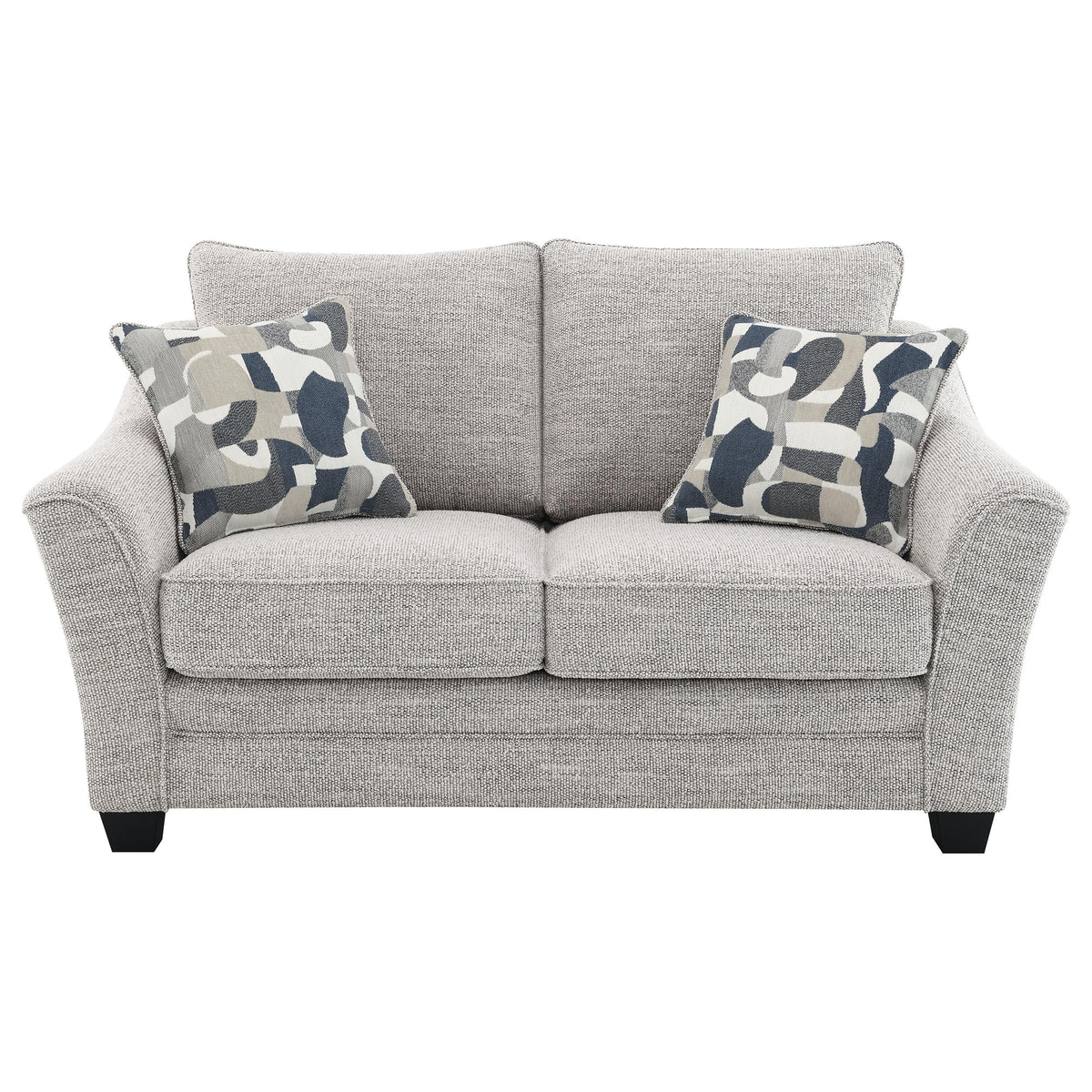 Tomkins Loveseat in Light Grey - Coaster Furniture