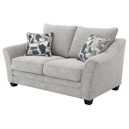 Tomkins Loveseat in Light Grey - Coaster Furniture