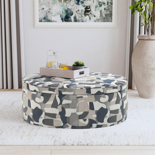 Tomkins Ottoman in Light Grey - Coaster Furniture