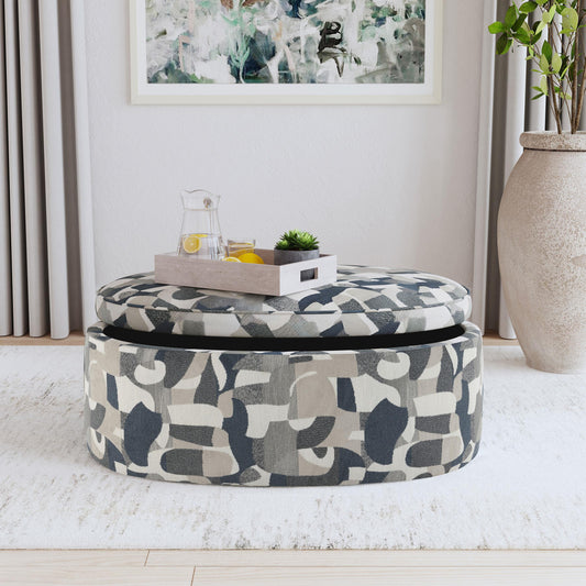 Tomkins Ottoman in Light Grey - Coaster Furniture