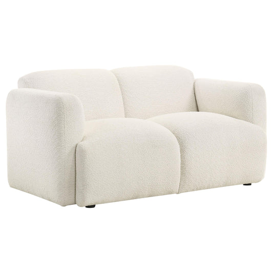 Dorset Loveseat in White - Coaster Furniture