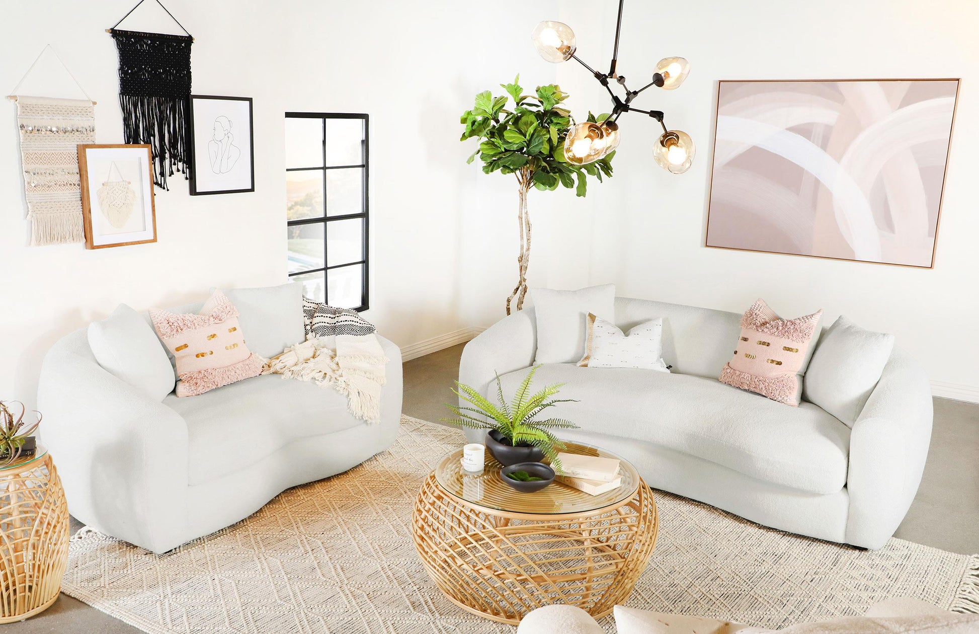 Isabella Stationary Sofa Set