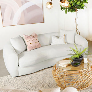 Isabella Sofa in Ivory - Coaster Furniture