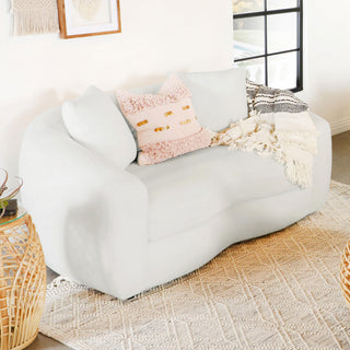 Isabella Loveseat in Ivory - Coaster Furniture