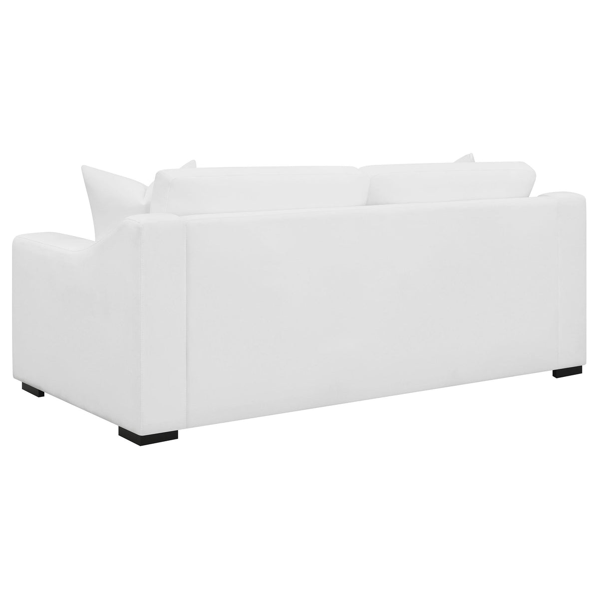Ashlyn Stationary Sofa Set in White - Coaster Furniture
