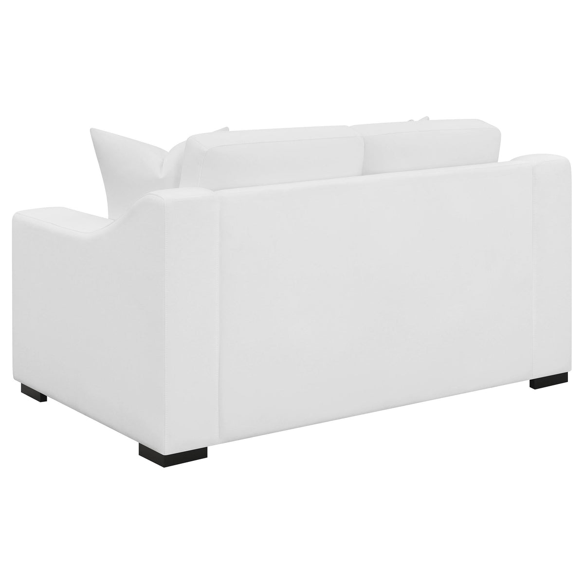 Ashlyn Stationary Sofa Set in White - Coaster Furniture