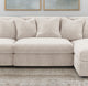 Ashlyn Armless Chair in White - Coaster Furniture