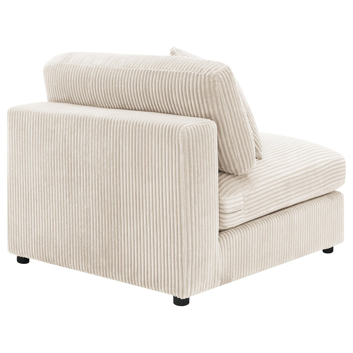 Ashlyn Armless Chair in White - Coaster Furniture