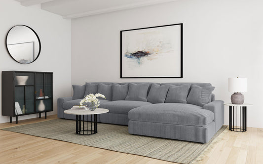 Blaine Sectional in Fog - Coaster Furniture