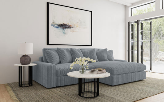 Blaine Sectional in Fog - Coaster Furniture
