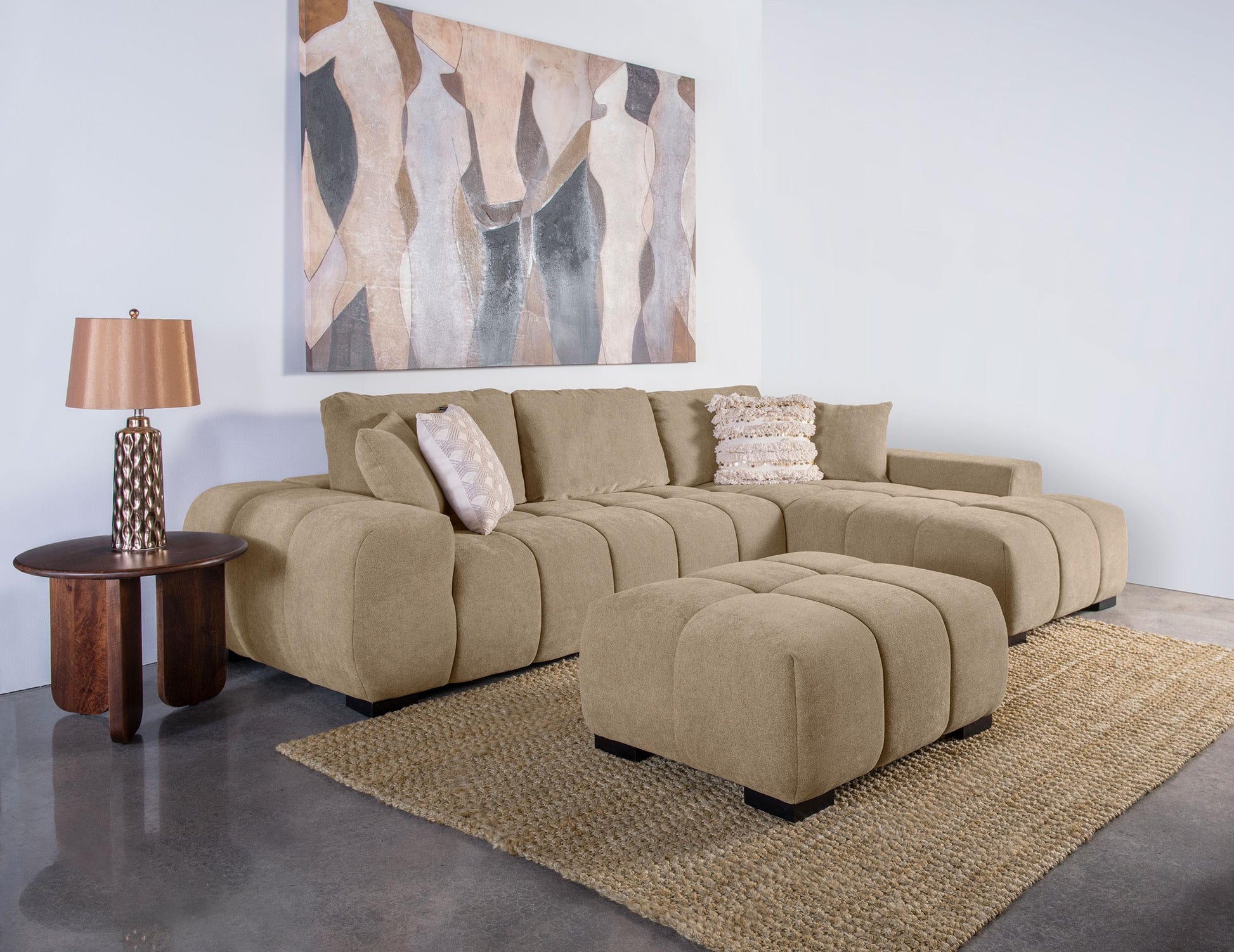 Octavia Ottoman in Camel - Coaster Furniture