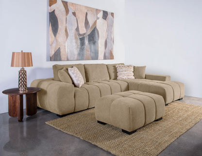 Octavia Ottoman in Camel - Coaster Furniture