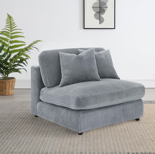 Blaine Armless Chair in Fog - Coaster Furniture