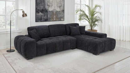 Octavia Sectional - Black