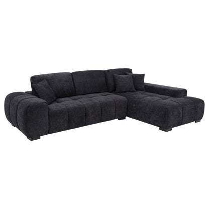 Octavia Sectional - Black