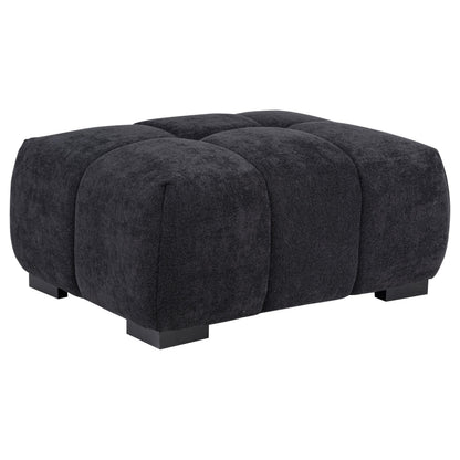 Octavia Ottoman in Black - Coaster Furniture