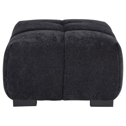 Octavia Ottoman in Black - Coaster Furniture