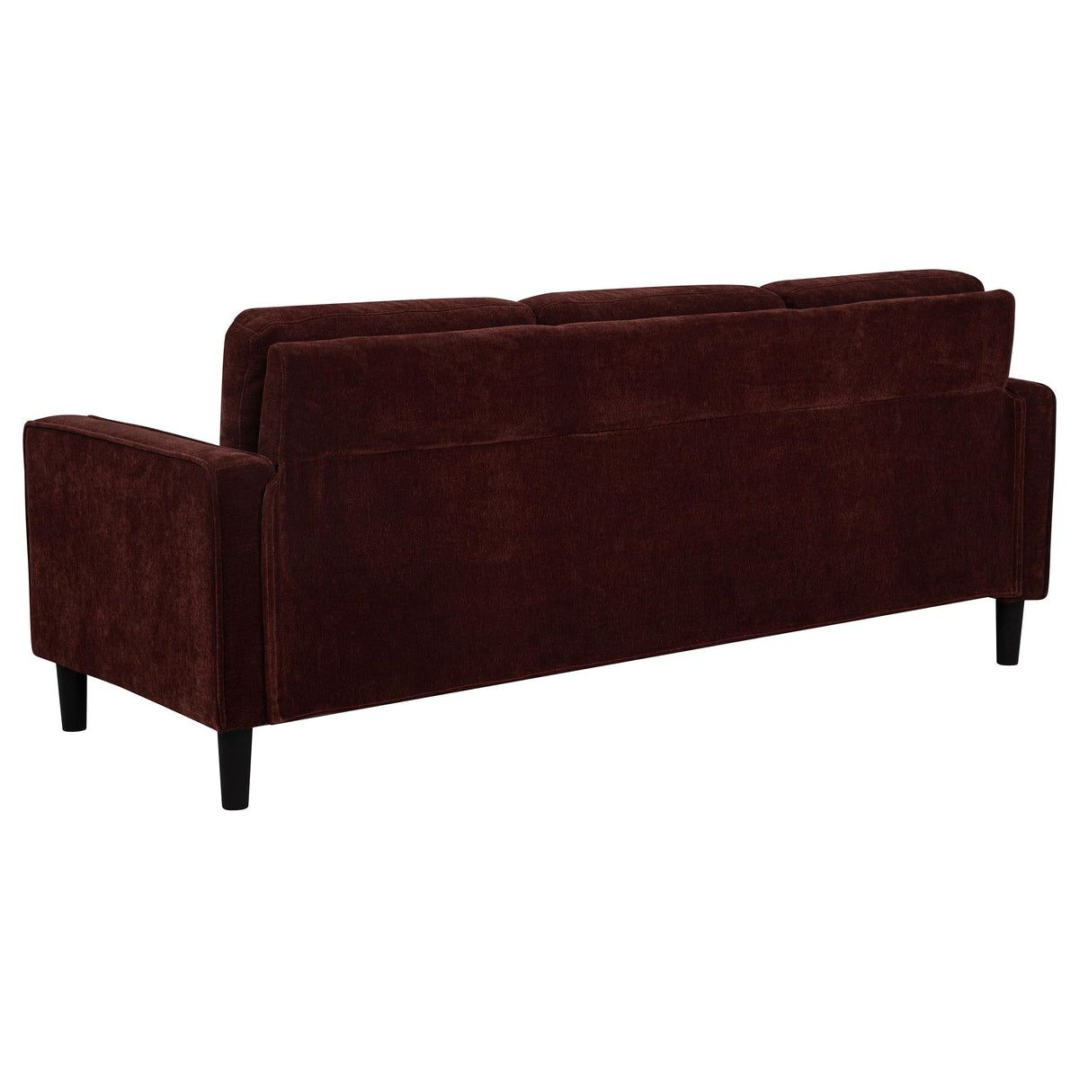 Ruth Stationary Sofa Set in Rust - Coaster Furniture