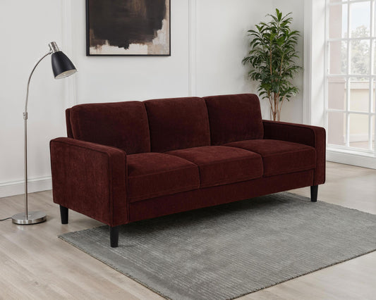 Ruth Sofa in Rust - Coaster Furniture