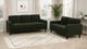 Ruth Stationary Sofa Set in Rust - Coaster Furniture