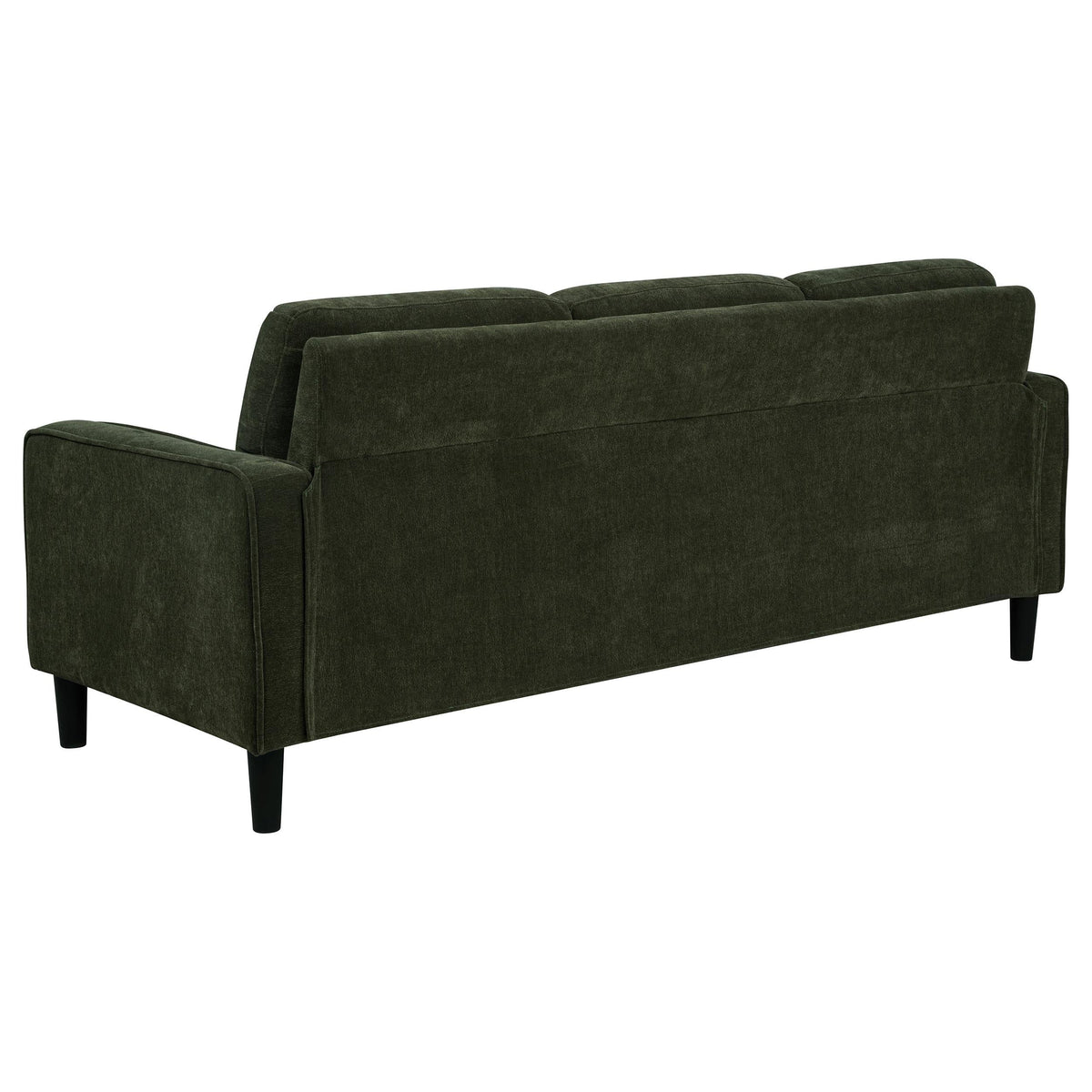 Ruth Stationary Sofa Set in Rust - Coaster Furniture
