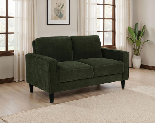 Ruth Loveseat in Rust - Coaster Furniture