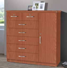 130 7 Drawer Chest & 1 Door