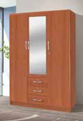 340 3 Door with Mirror / 2 Drawer