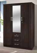 340 3 Door with Mirror / 2 Drawer