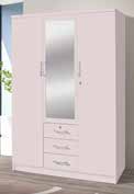 340 3 Door with Mirror / 2 Drawer