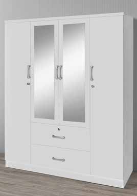 350 4 Door with 2 Mirrors / 3 Drawer