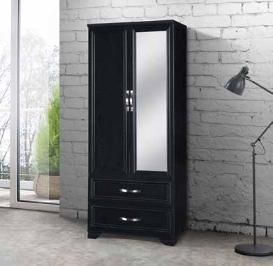 710 2 Door with 1 Mirror / 2 Drawer