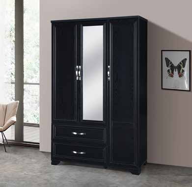 740 3 Door with 1 Mirror / 2 Drawer