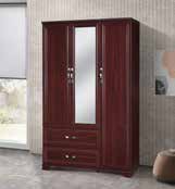 740 3 Door with 1 Mirror / 2 Drawer