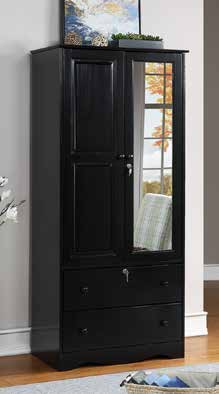 610 2 Door Wardrobe with