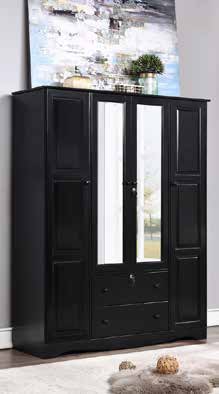 640 4 Door Wardrobe