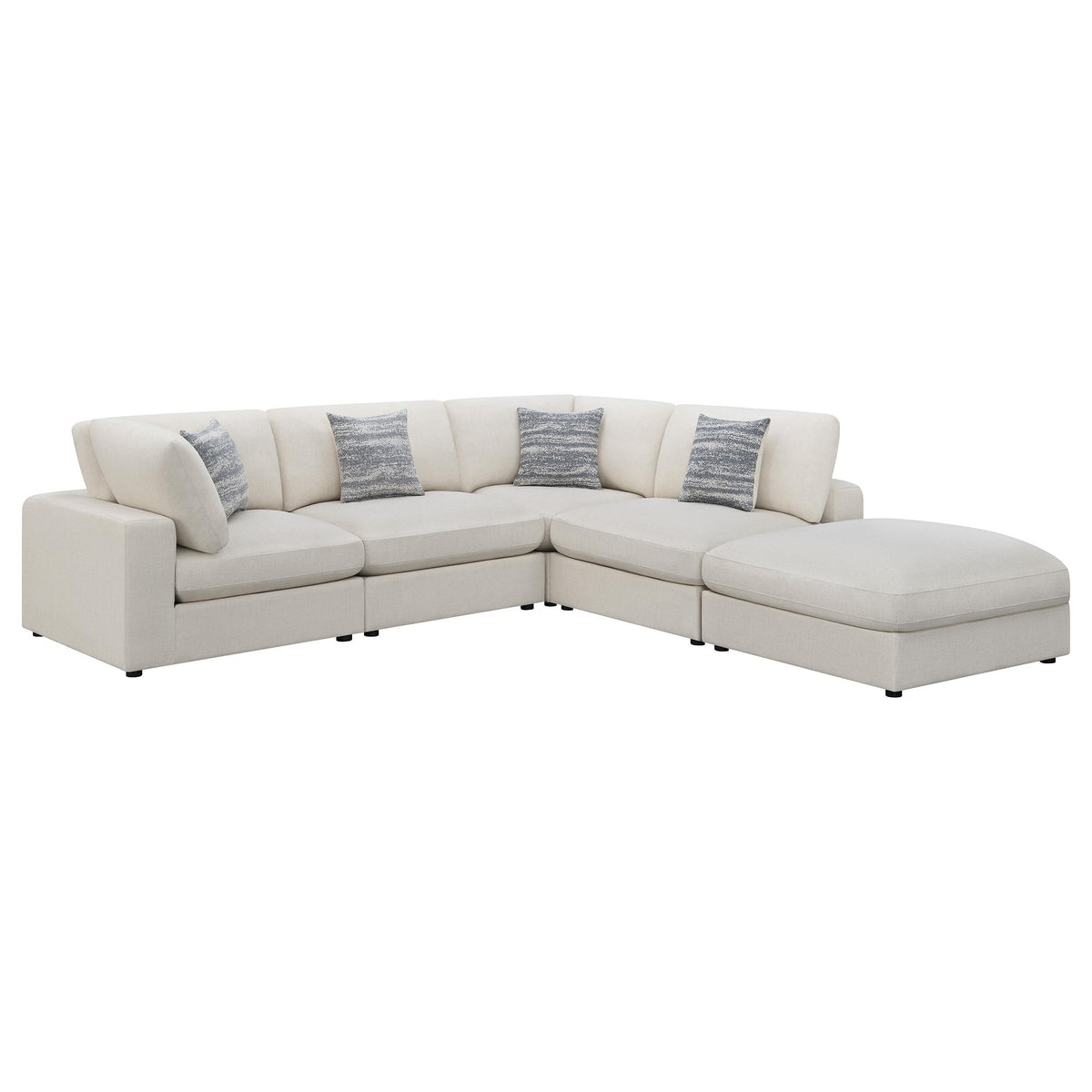 Serene Modular Sectional in Beige - Coaster Furniture