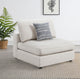 Serene Armless Chair in Beige - Coaster Furniture