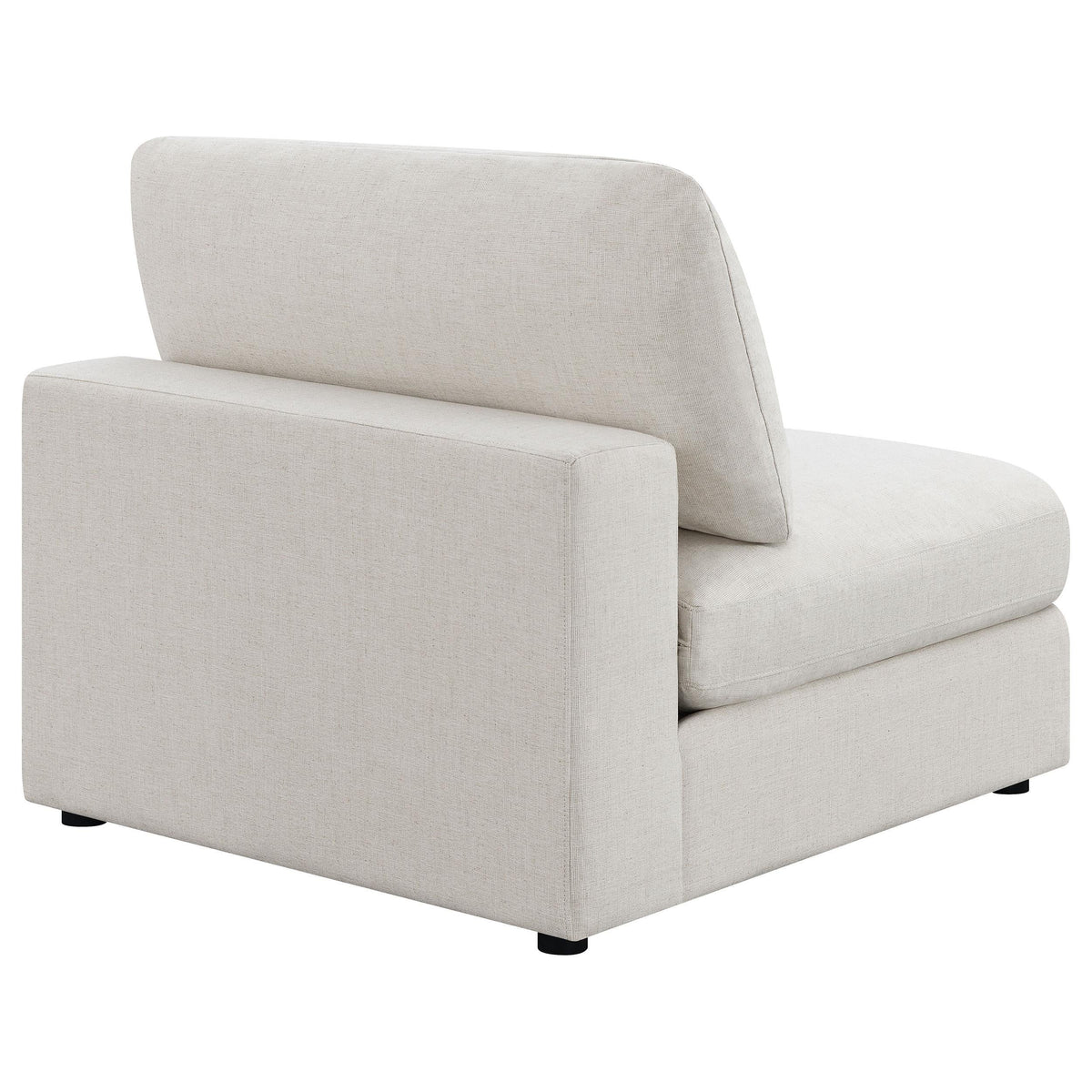 Serene Armless Chair in Beige - Coaster Furniture