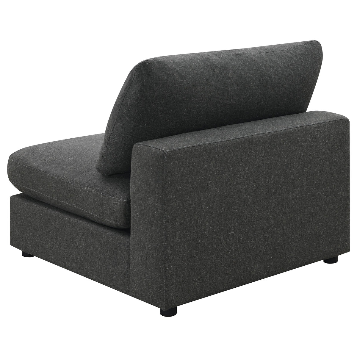 Serene Armless Chair in Beige - Coaster Furniture
