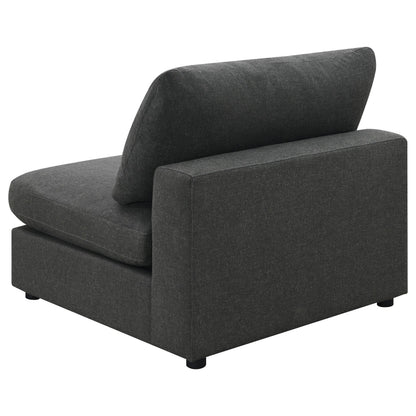 Serene Armless Chair in Beige - Coaster Furniture