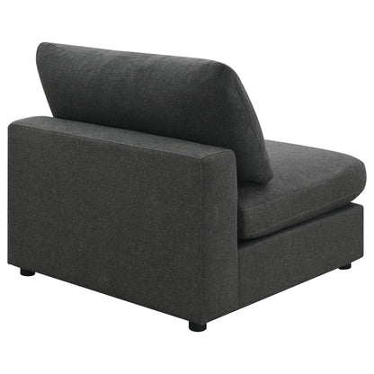 Serene Armless Chair in Beige - Coaster Furniture