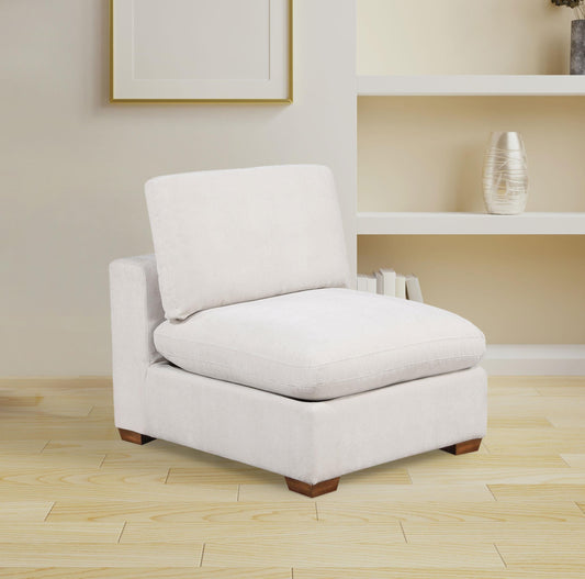 Lakeview Armless Chair in Ivory - Coaster Furniture