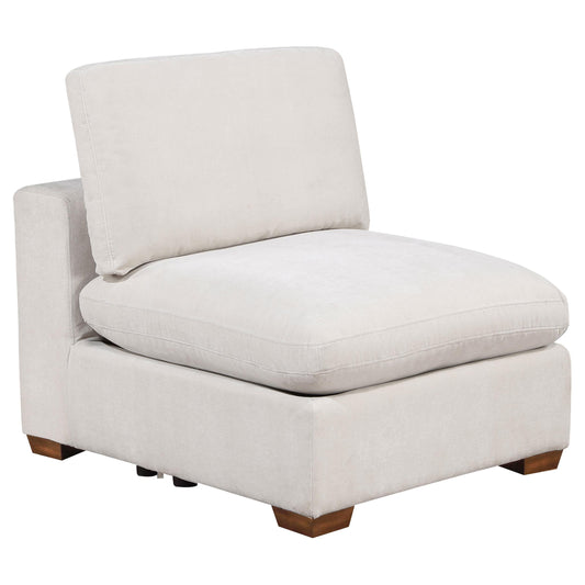 Lakeview Armless Chair in Ivory - Coaster Furniture