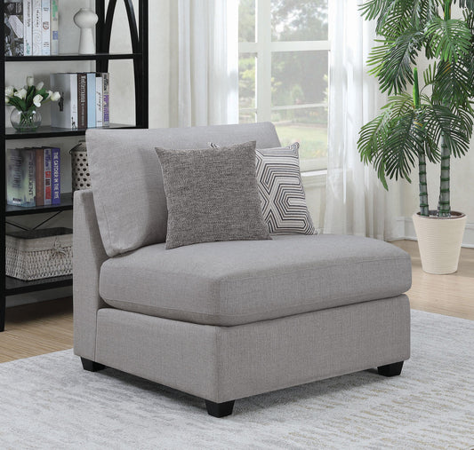 Cambria Armless Chair in Grey - Coaster Furniture