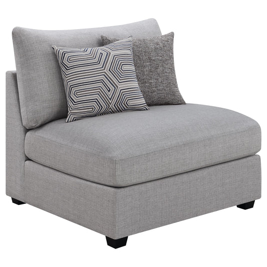 Cambria Armless Chair in Grey - Coaster Furniture