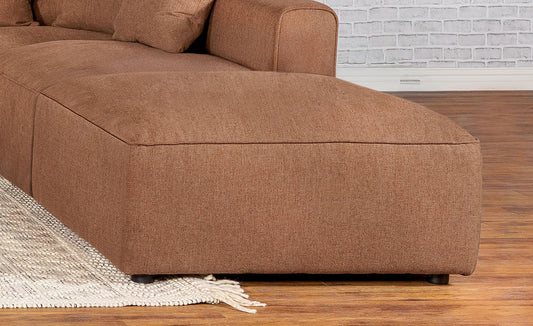 Jennifer Ottoman in Terracotta - Coaster Furniture